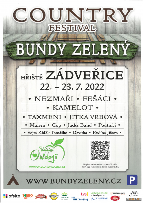 ZAHÁJENÍ PRODEJE LÍSTKŮ NA COUNTRY FESTIVAL NA INFORMACÍCH JIŽ OD 13.5. 2022.