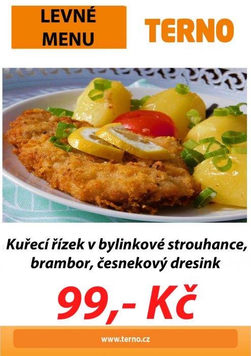 LEVNÉ MENU VE ČTVRTEK