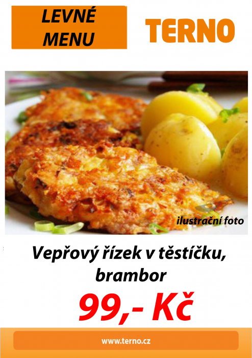 LEVNÉ MENU PONDĚLÍ