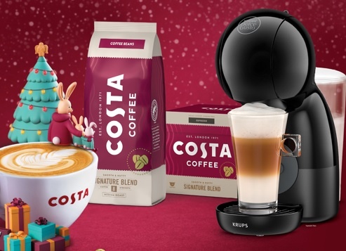 Výherci v soutěži Costa Coffee o kávovar KRUPS
