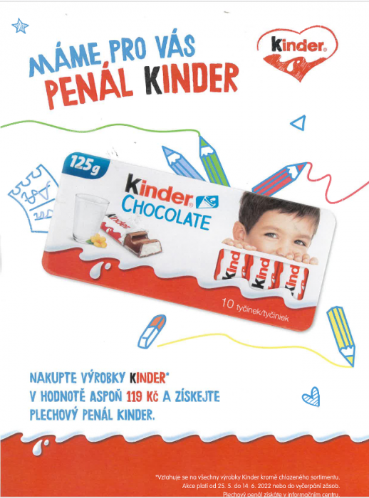 KINDER DÁREK ZDARMA