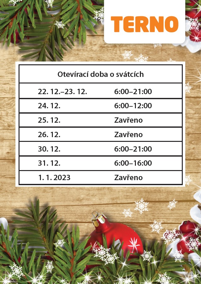 Vánoční otevírací doba