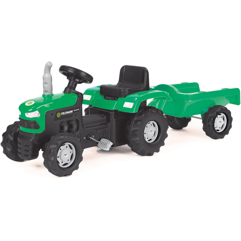 Šlapací traktor s vozíkem