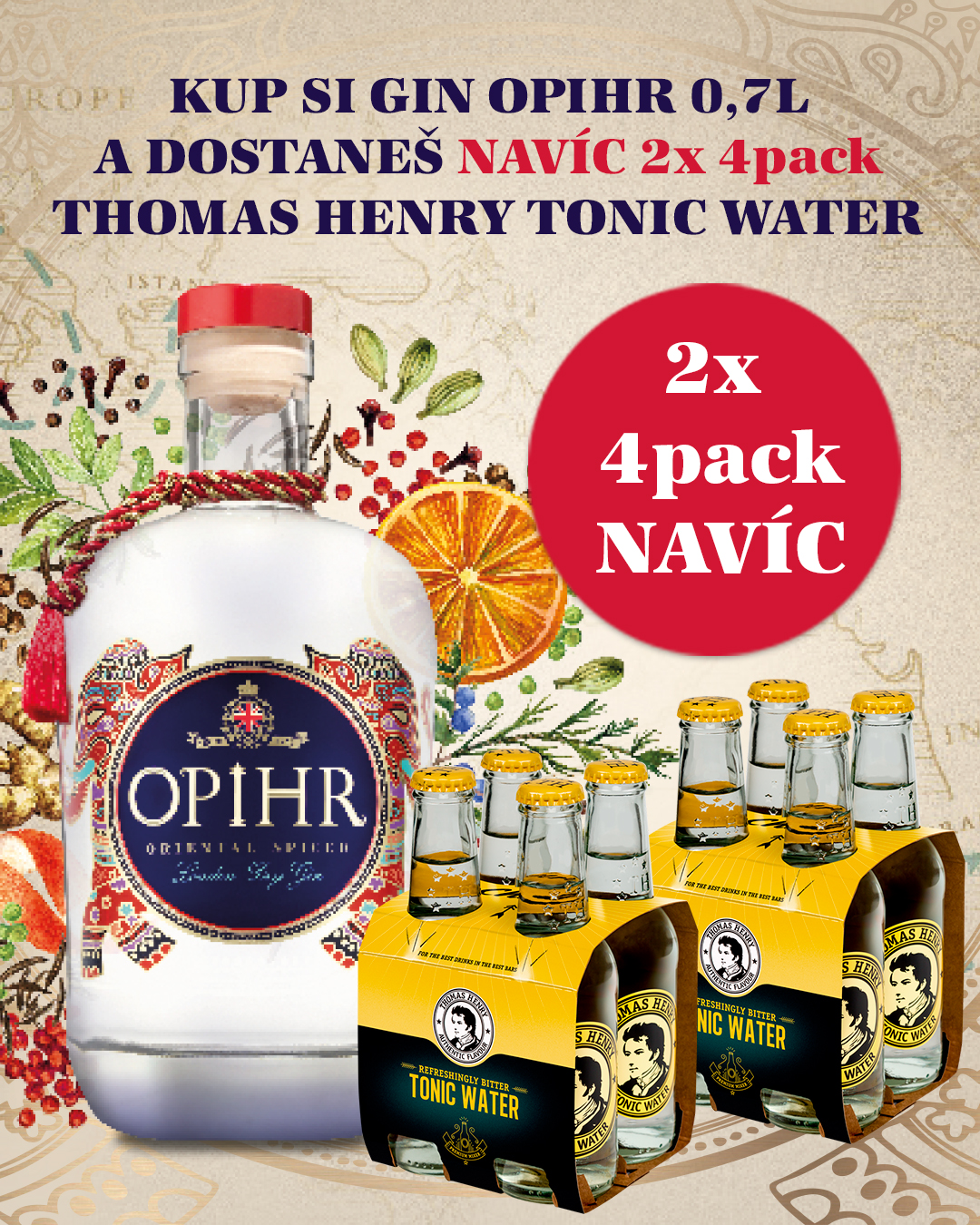 4pack navíc k Ginu