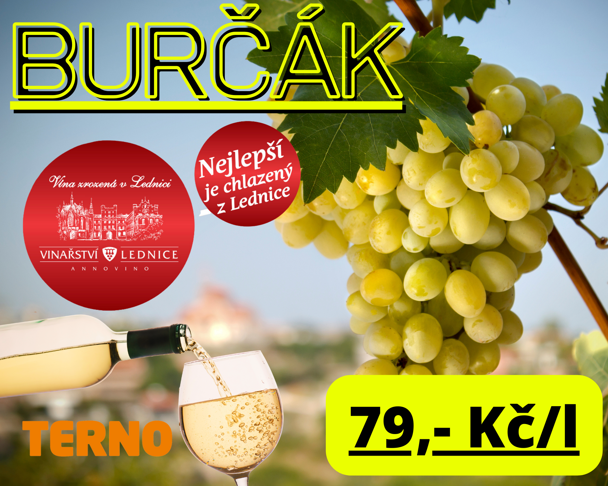Od 4.9. 2023 BURČÁK v naší vinotéce!!!🍷🍷