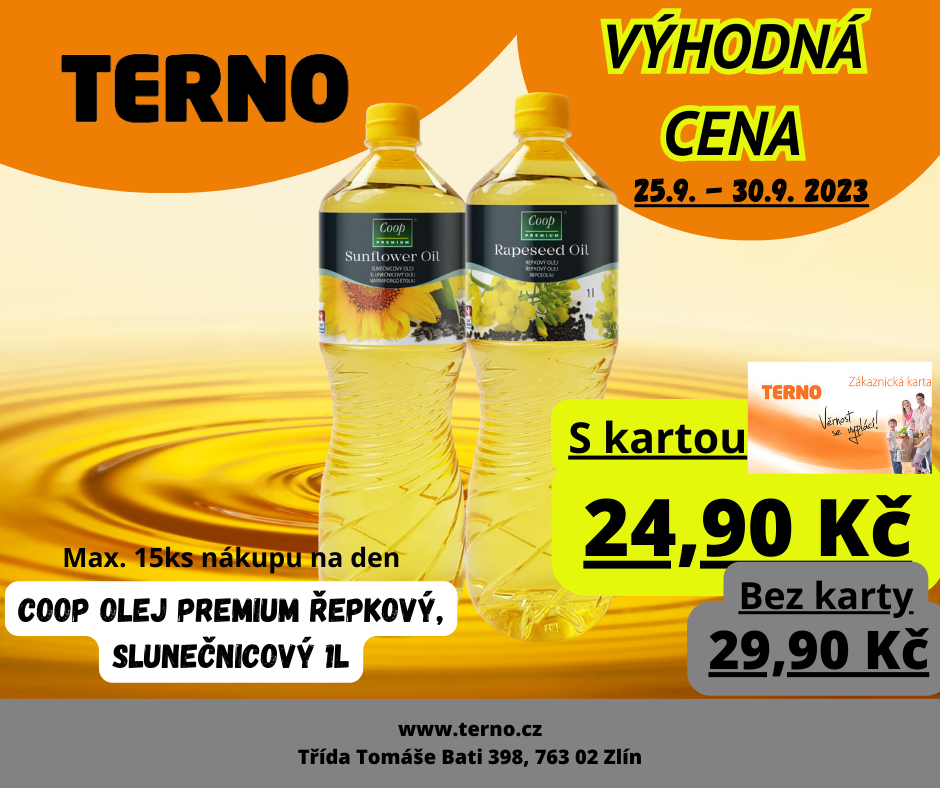 👉VÝHODNÉ CENY ROSTLINNÝCH OLEJŮ!!!👈