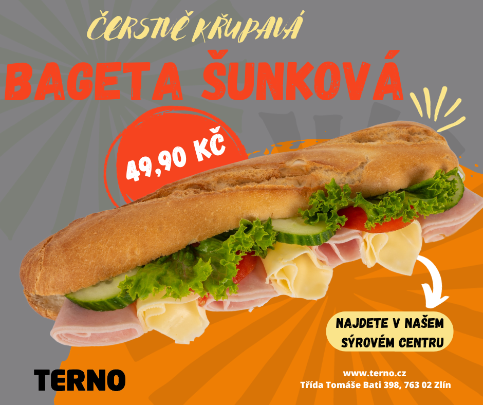 Čerstvě křupavé bagety v Terno Zlín!🥖🥖🥖