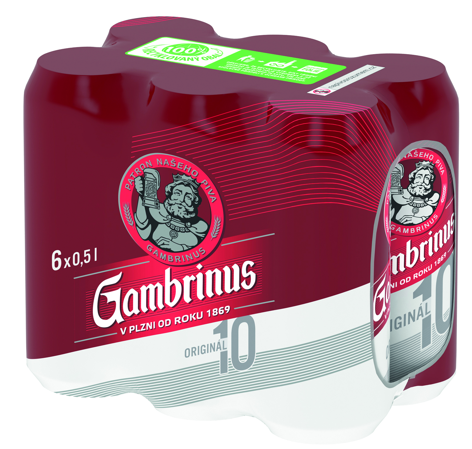 Gambrinus 10 6×0,5 l