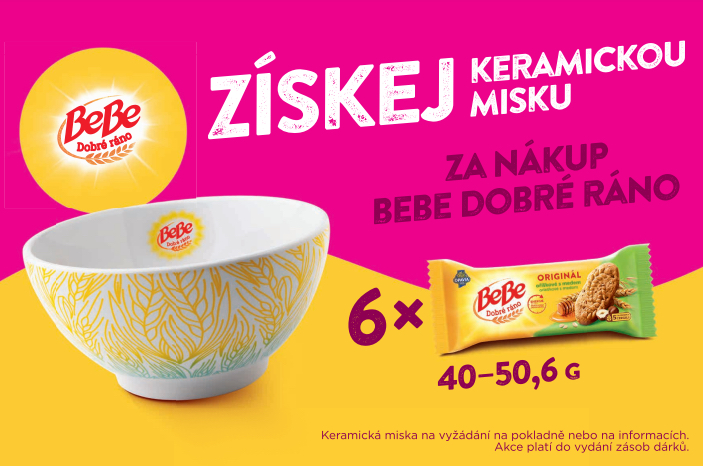 🥣 BeBe Dobré ráno rozdává misky 🌞