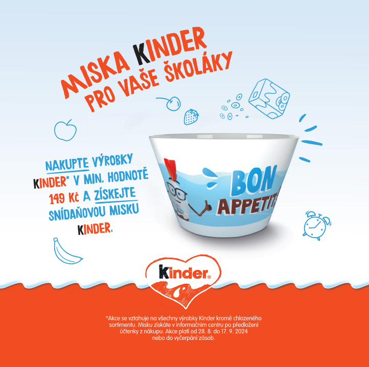 🥣 Miska Kinder pro Vaše školáky 👦🏻👧🏼