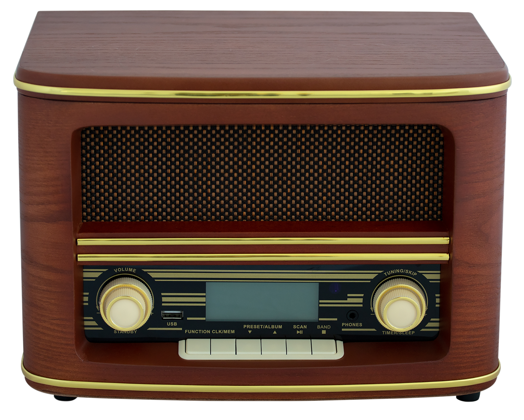 Bluetooth retro rádio