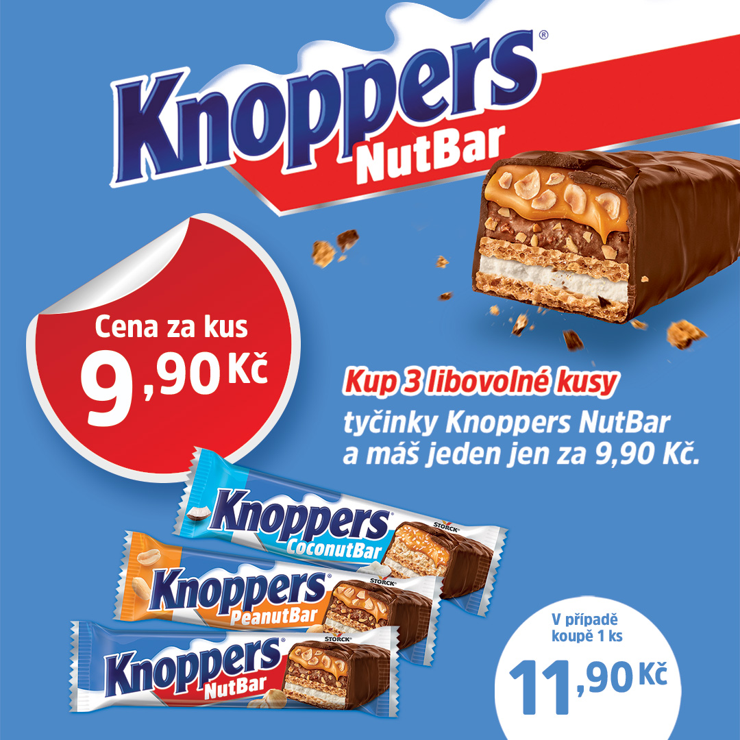 Knoppers NutBar výhodněji