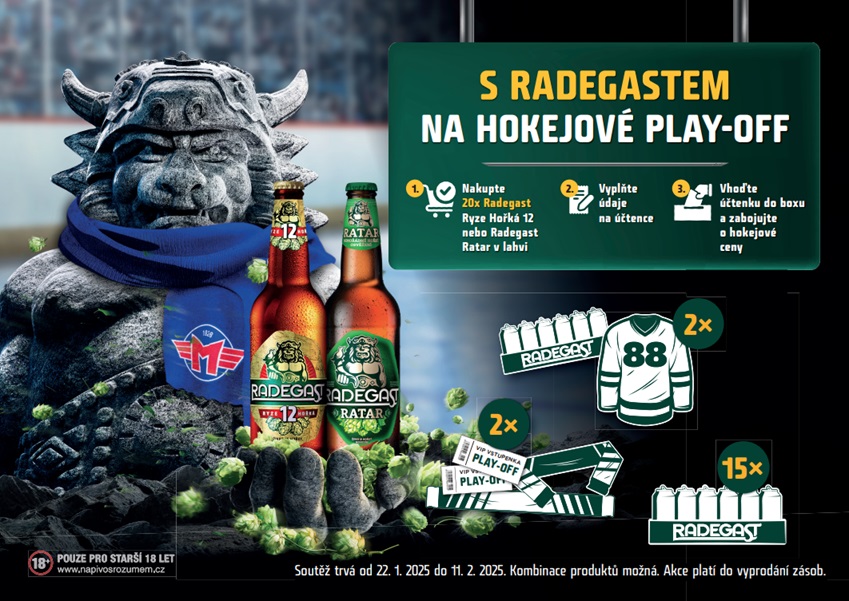 Soutěž o HOKEJOVÉ CENY S RADEGAST