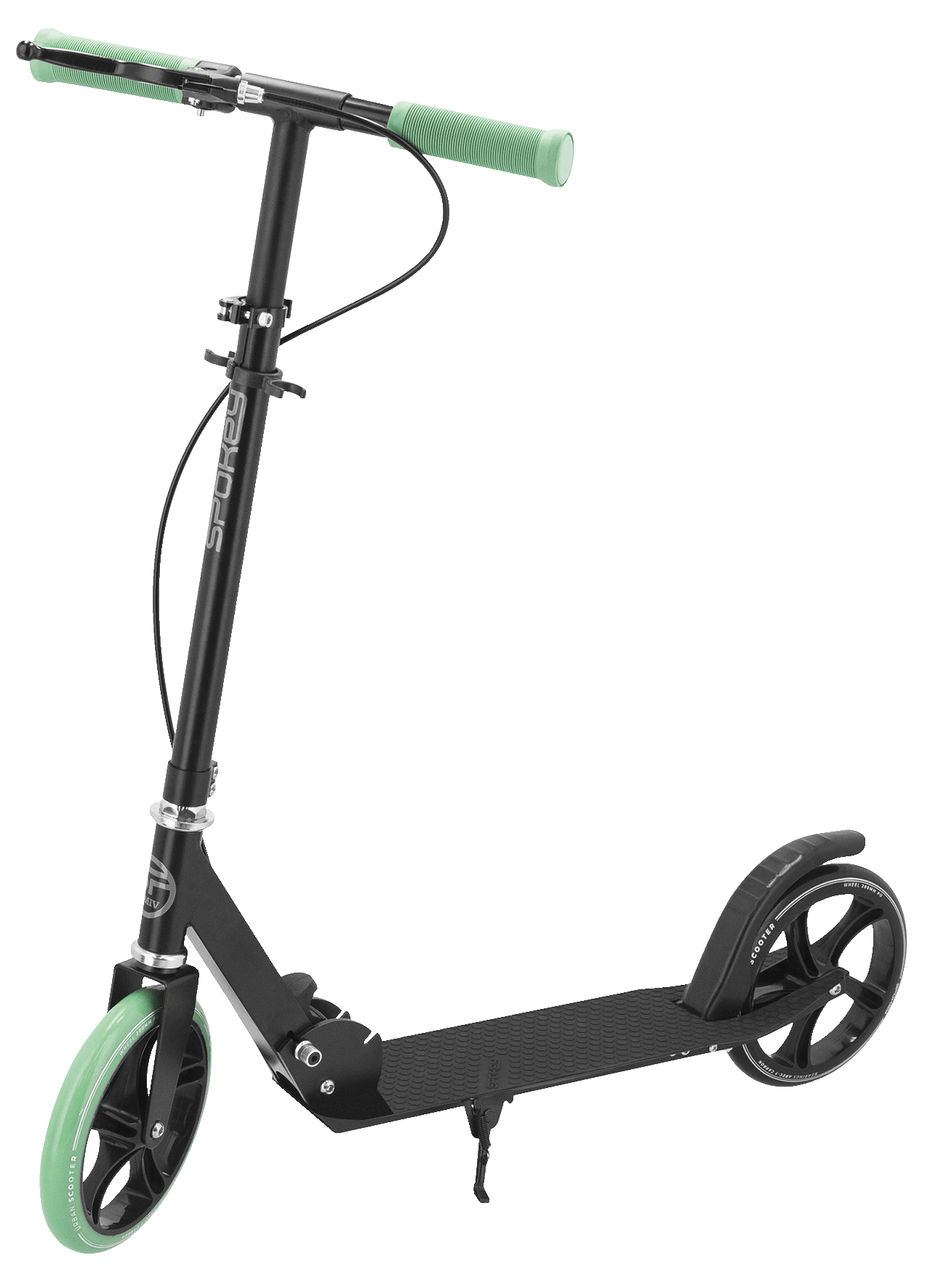 Spokey AYAS Koloběžka s ruční brzdou, kolečka 200 mm