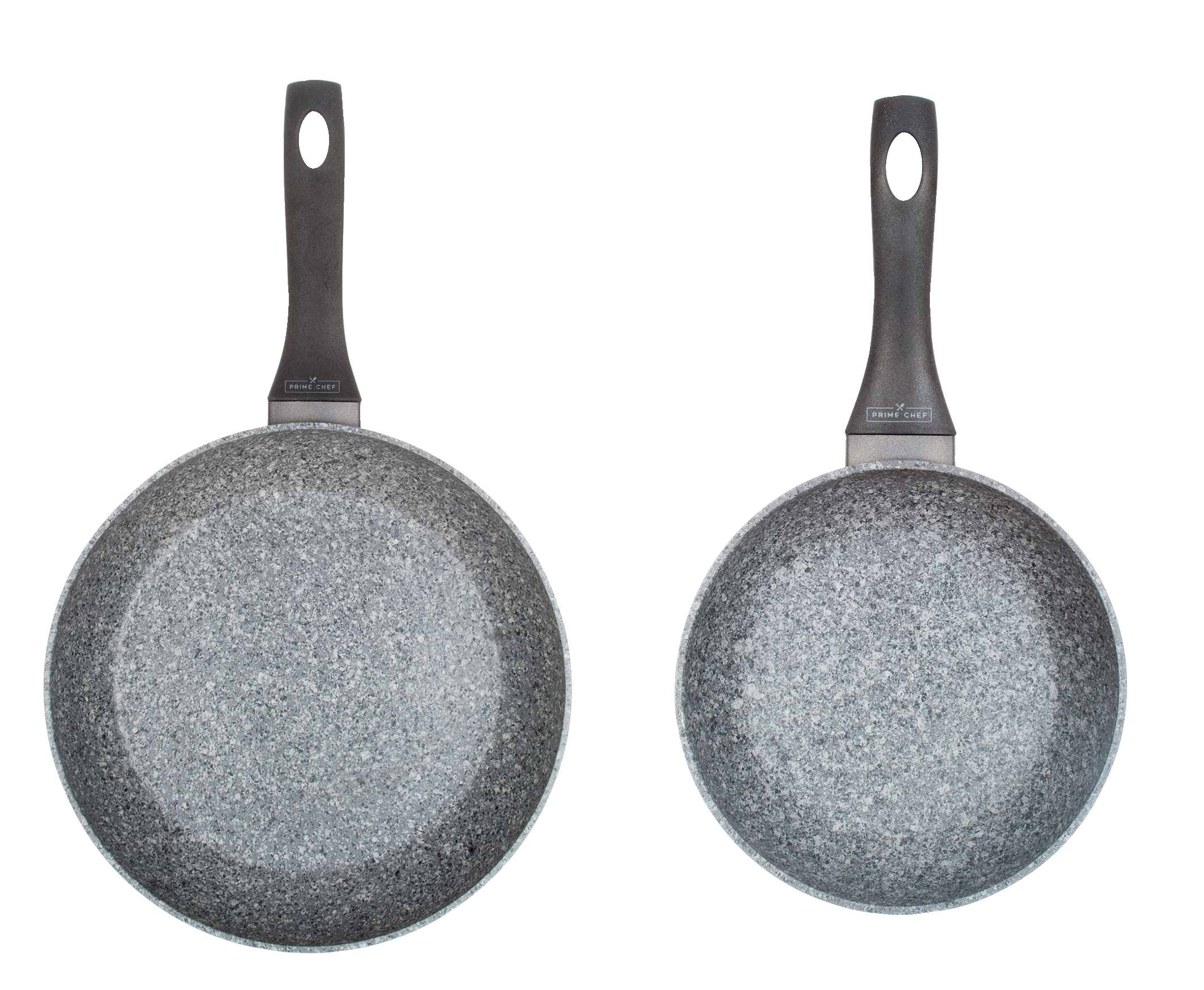 Sada pánví s nepřilnavým povrchem SMART STONE Grey 2ks