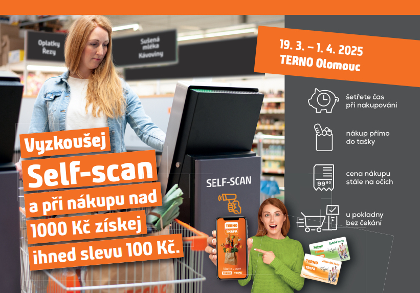 Za použití Self-scan 100 Kč zpět!