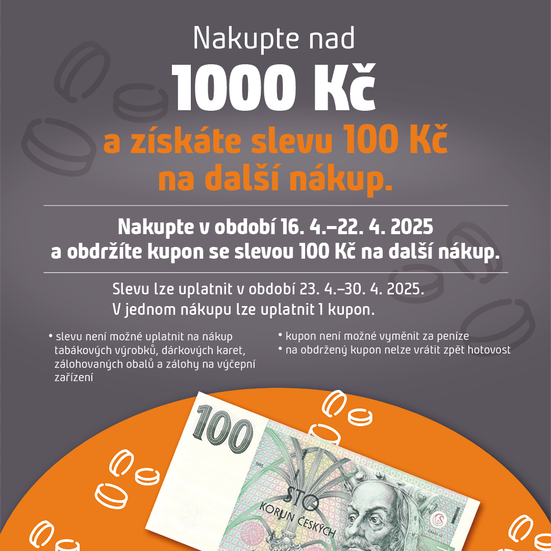 Nakupte nad 1000 Kč a získejte…