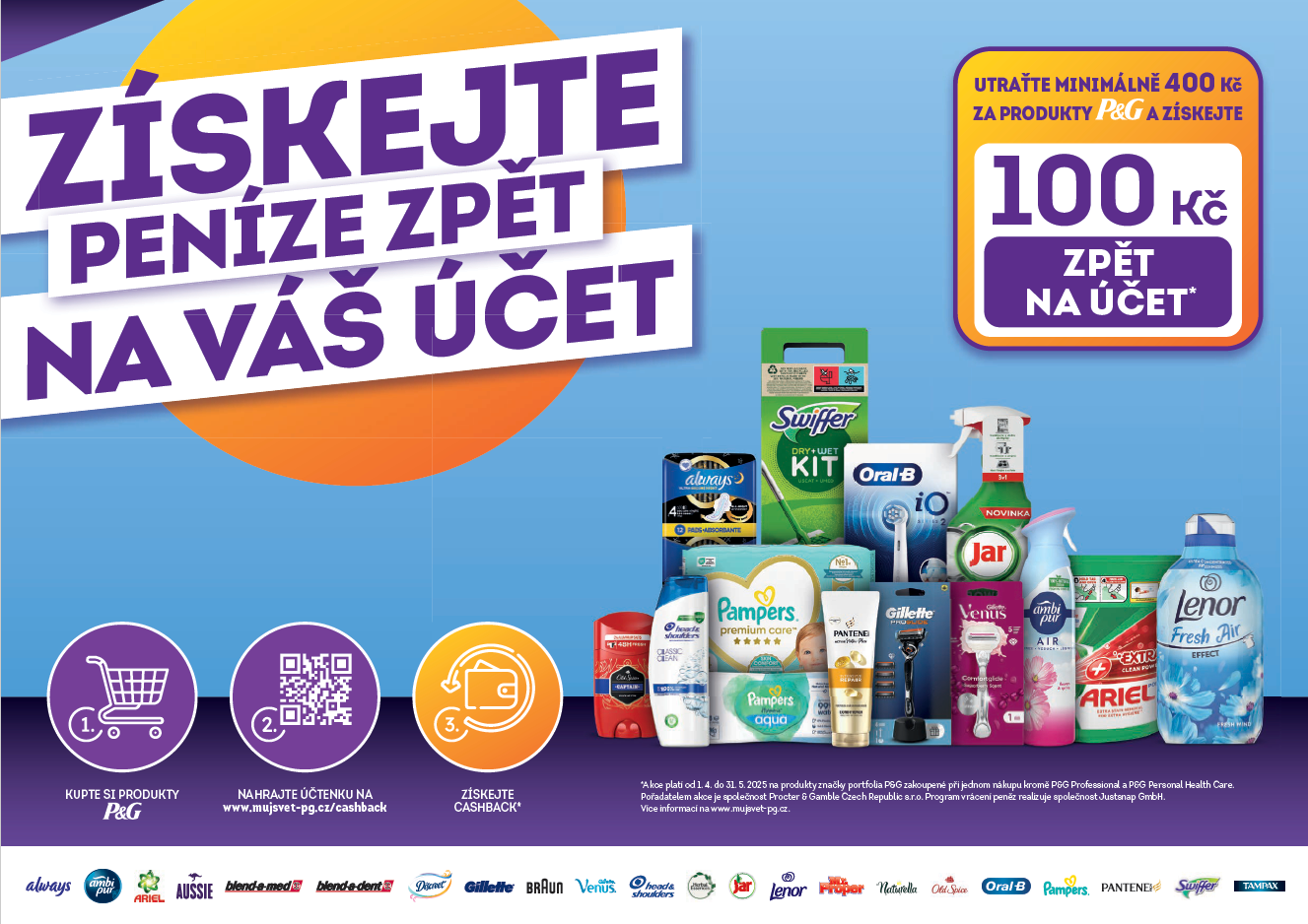 Získejte 100 Kč zpět na váš účet!