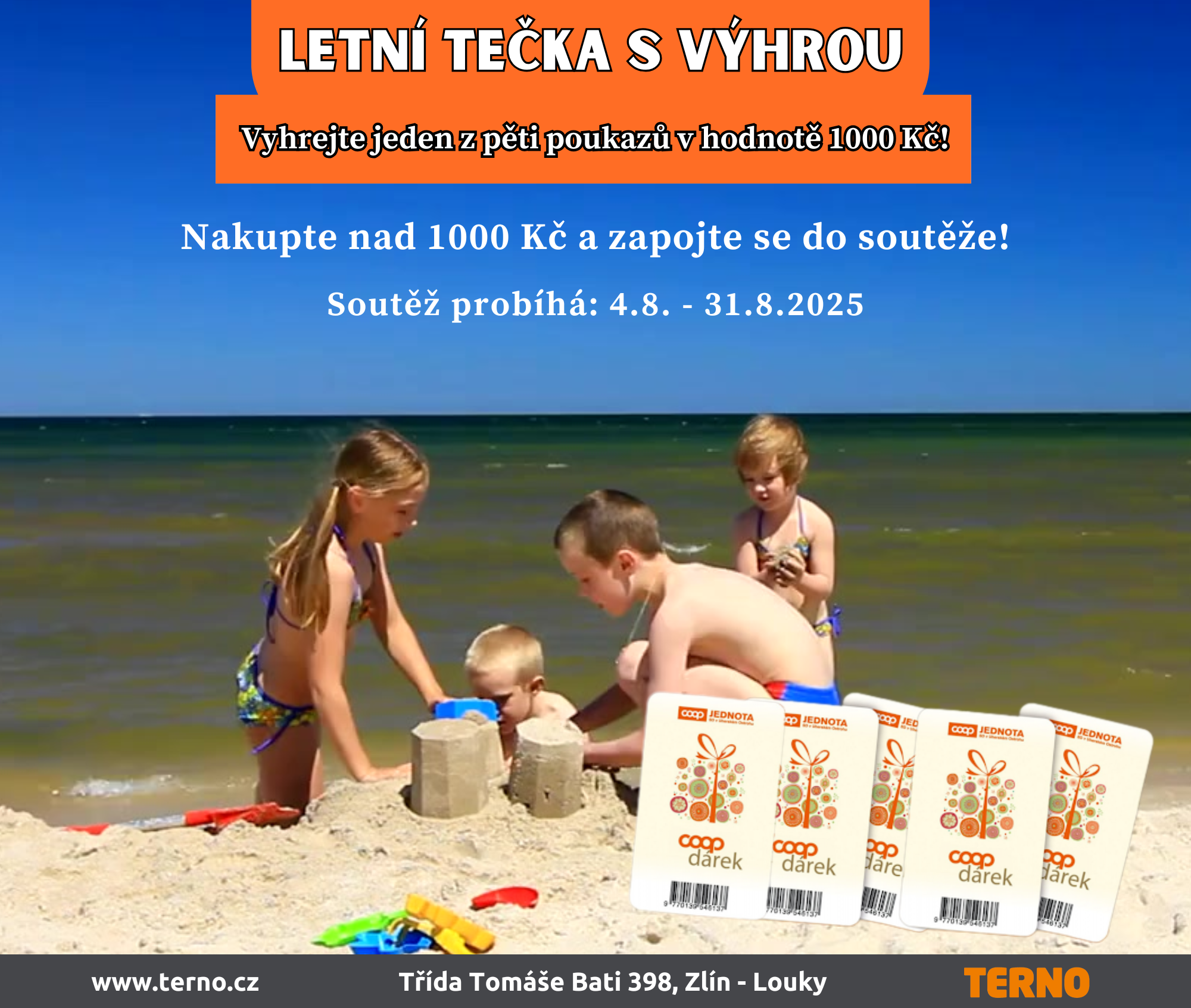 Mysleli jste si, že jsme se soutěžemi pro toto léto už skončili?