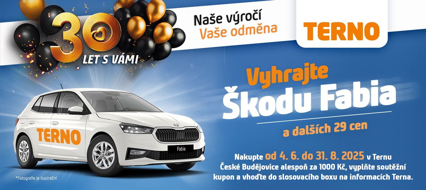 Soutěž o osobní AUTOMOBIL ŠKODA FABIA a dalších 29 cen