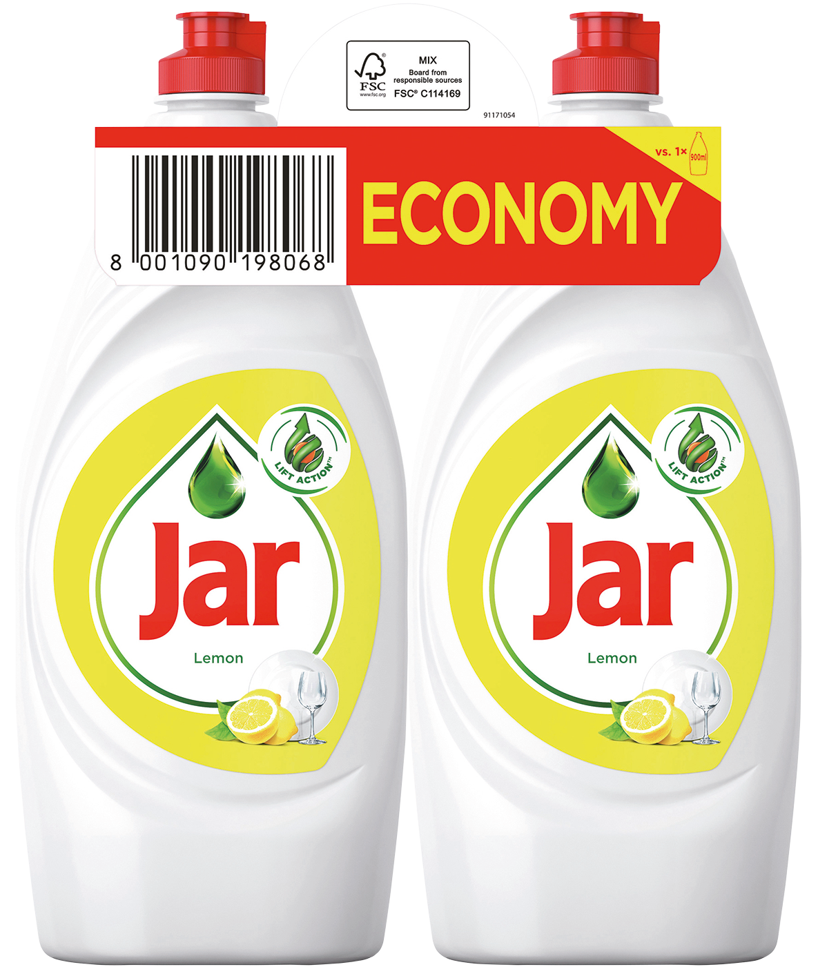 Jar Lemon prostředek na nádobí 2x900ml