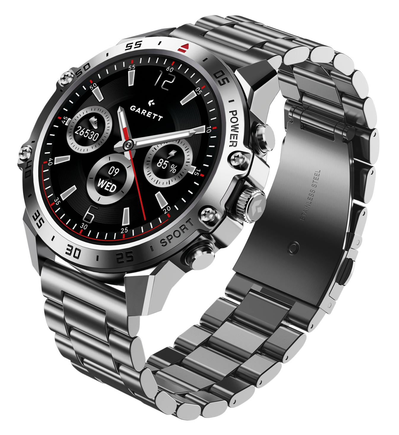 Garett Smartwatch V14 Silver Steel