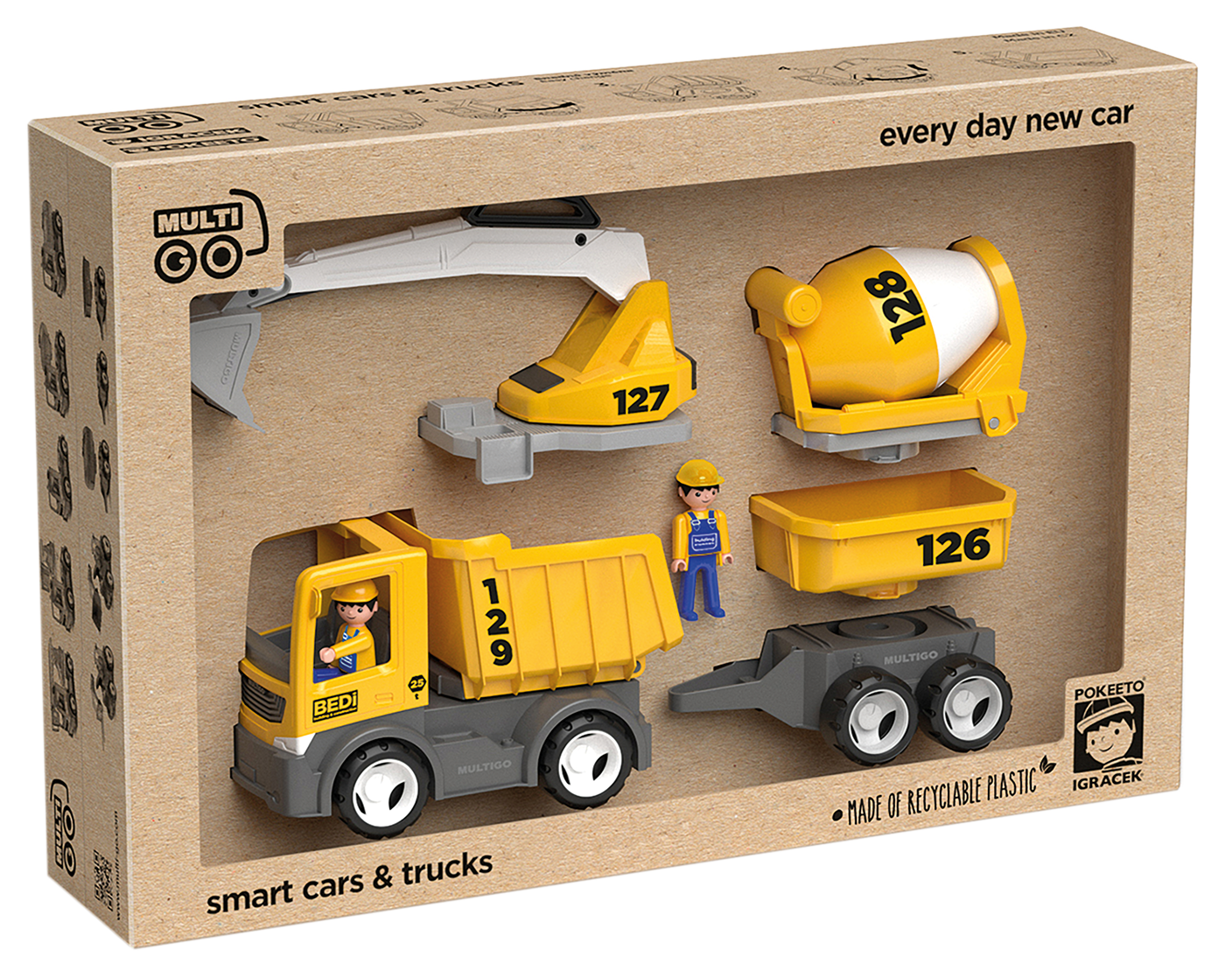 ECO MultiGO Build – figurky Igráčků s auty