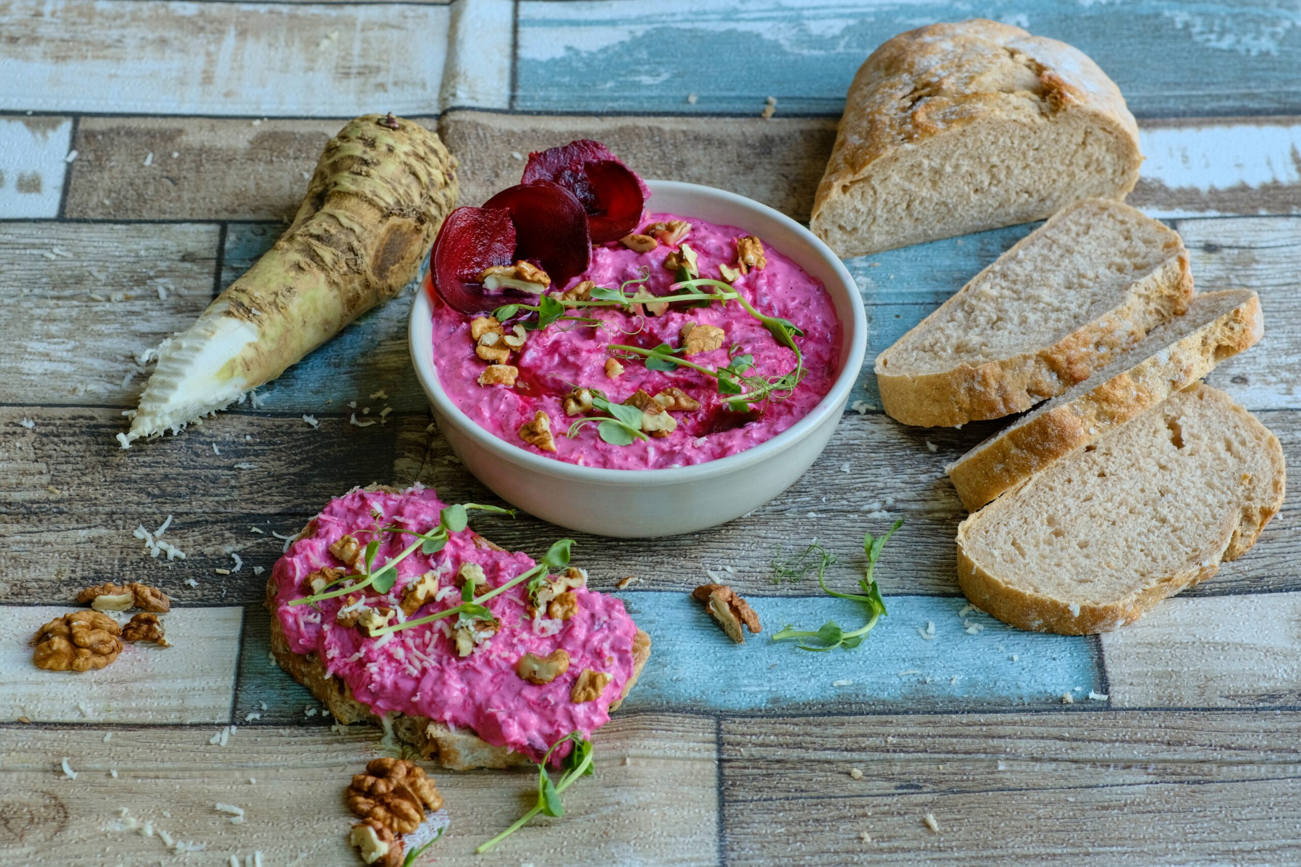 Pomazánka z červené řepy