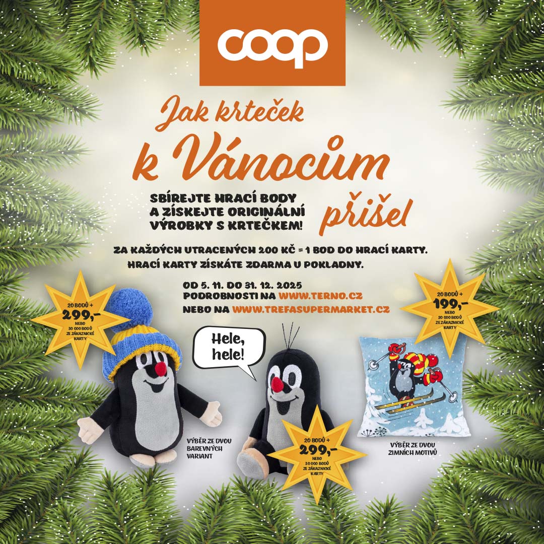 Jak krteček k Vánocům přišel