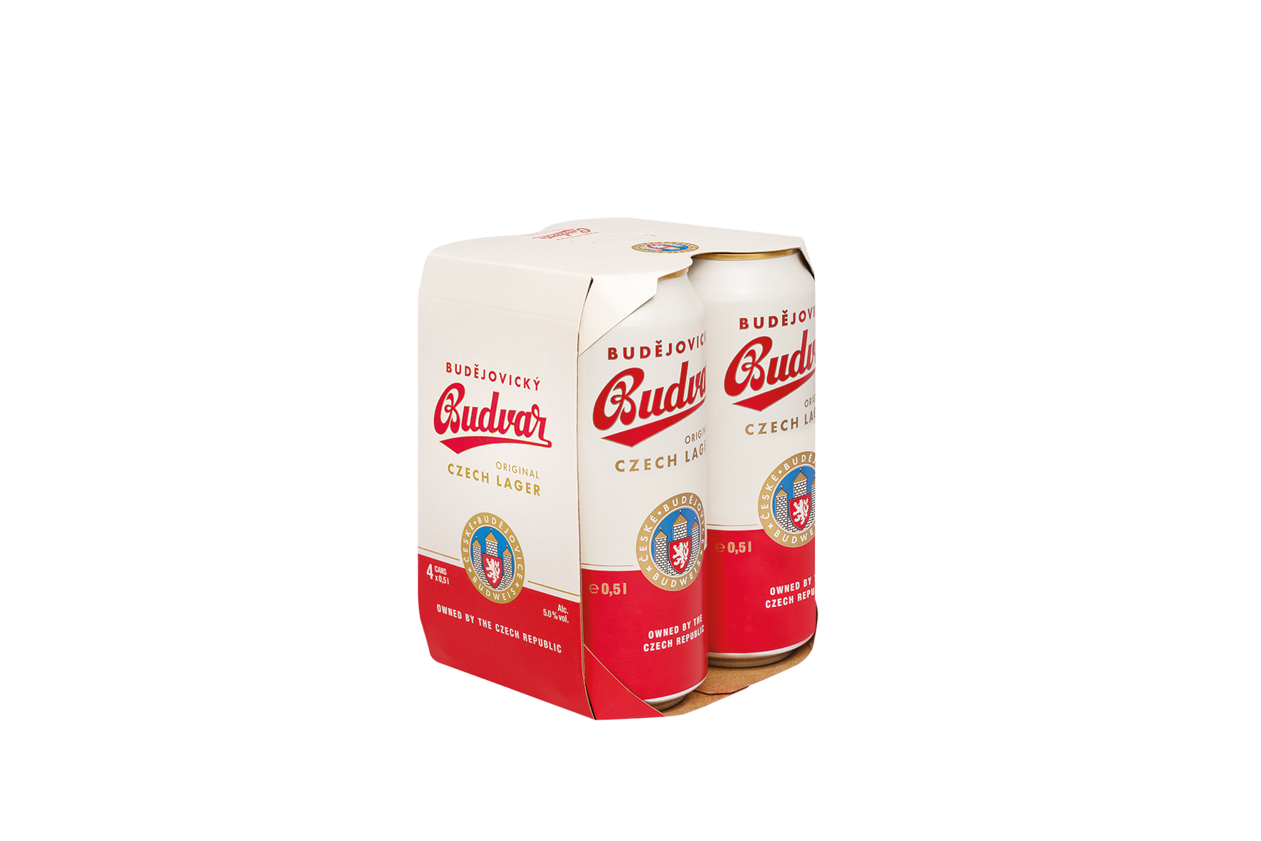 Budweiser budvar original 4x 0,5 l