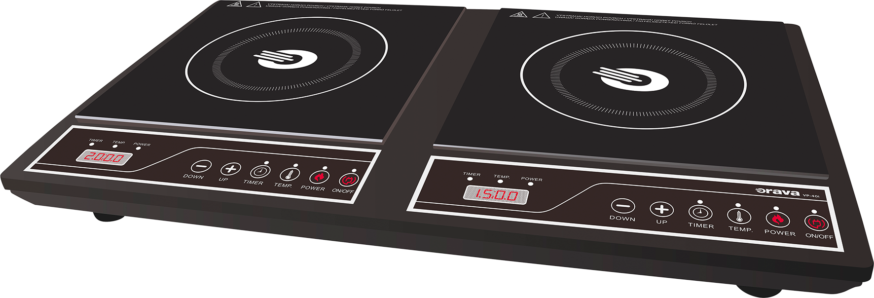 Indukční sklokeramický vařič