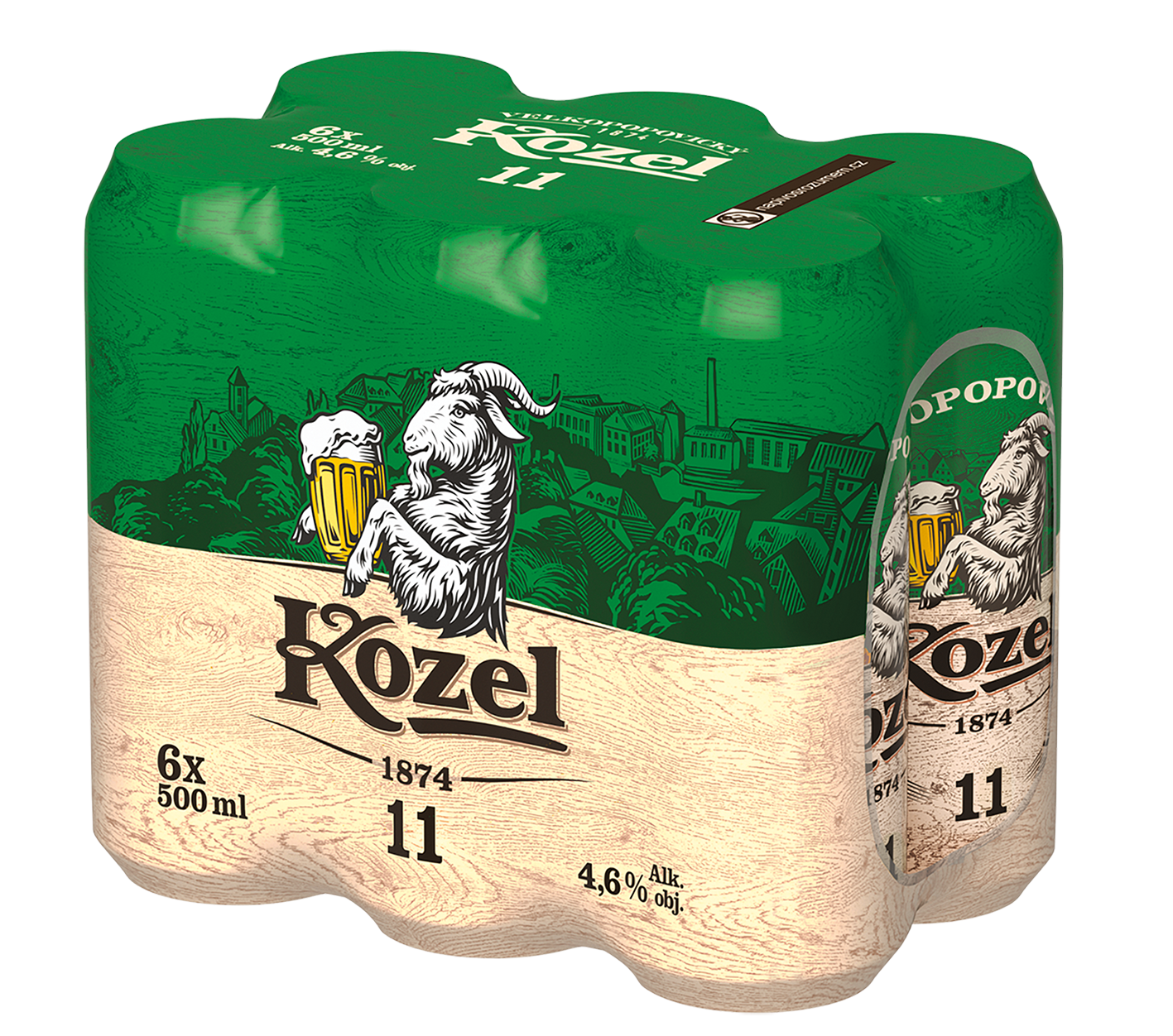 Velkopopovický kozel 11 6x 0,5 l