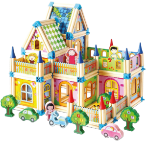 60 000 8594214982501 drevena stavebnice zamek